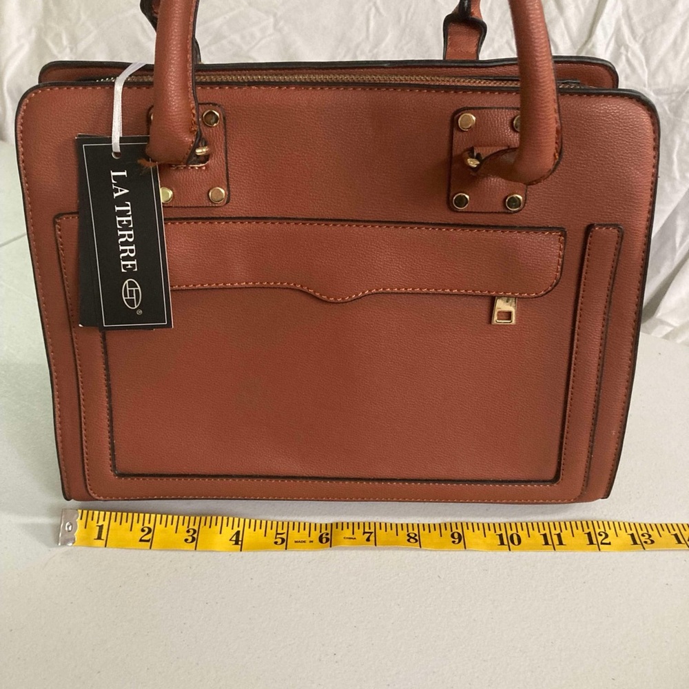 Vegan Friendly- La Terre Brown Handbag